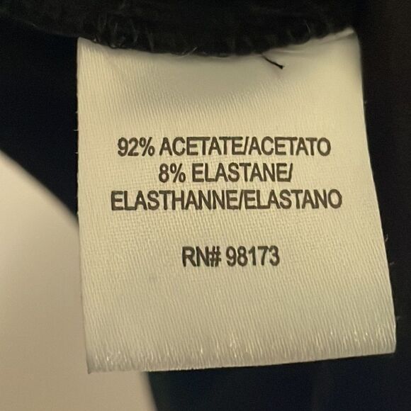 W by Worth Black Draped Blouse - Picture 6 of 7